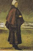 Vincent Van Gogh Fisherman's wife on the beach oil on canvas